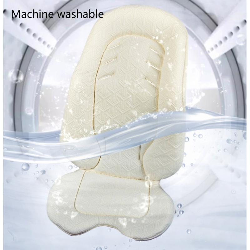 Strollers Seat Insert 5PCS Cotton Polyester Blend Double Sided Summer Winter Use Easy To Clean Secure with Pillow