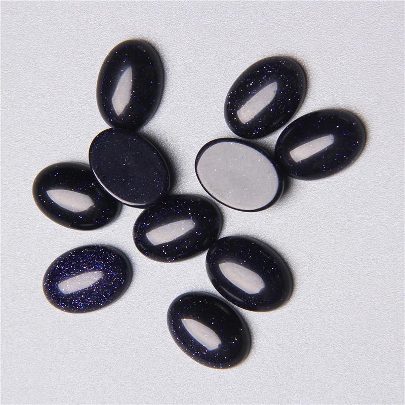 5pc Natural Stone Cabochon Oval Charm Egg Shape Flatback Stone Loose Cabochon for DIY Jewerly Ring Necklace Bracelet Accessories
