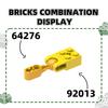 89Pcs/Lot 50923 Cross hole Ball Joint Construction Bricks MOC Accessories Works With featuring Brick Kids Playthings Gift Idea Box