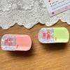 1pc Cartoon Color-blocked Capsule-shaped Acetate Hair Clip, Cute and Fresh, for Back of Head, Updo, Shark Clip, Accessory, Clip