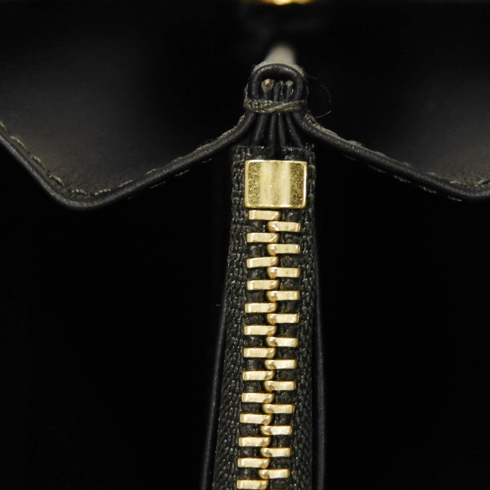 Used 12695 Amazona Zip Around Wallet 113N61.F13 7940 Two-tone Zip Around, Excellent Condition Anagram Suede Beige