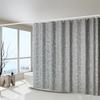 Silver-Plated Craft Shower Curtain Thickened Polyester Fabric Home Decoration Curtain Bathroom Curta WaterproofMildew Resistant