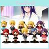 Entzückende 10-teilige PVC-Anime-Charakter-Statuen mit Hoshino Ai, Liebe und Freunden