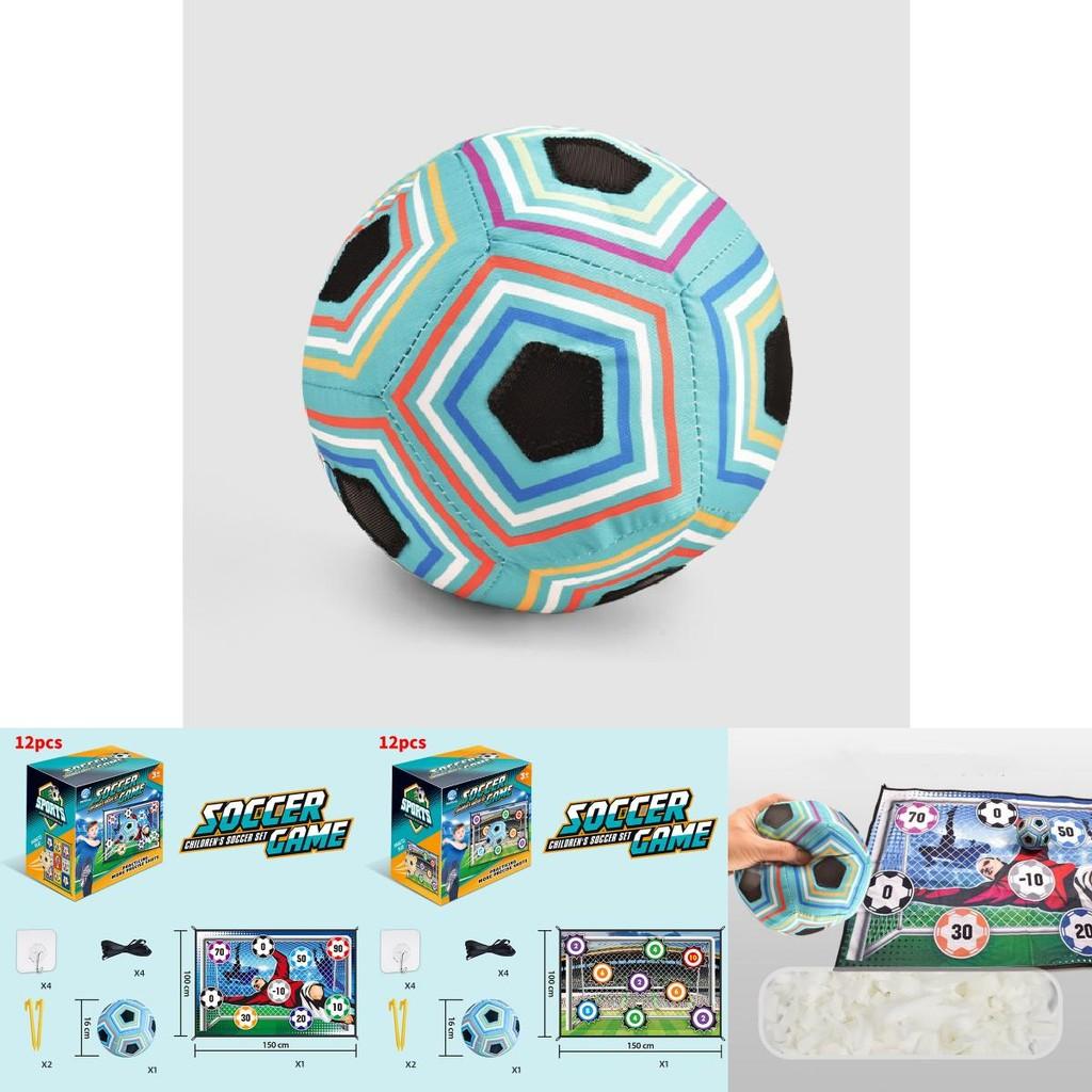 Fun And Colorful Childrens Soccer Play Mat Set With Soft Plush Pillow And Accessories