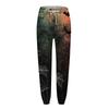 Damen Casual Fashion Halloween Printed Freizeithose Jogginghose Hose Kordelzug Elastische Taille Kordelzug Kordelzughose
