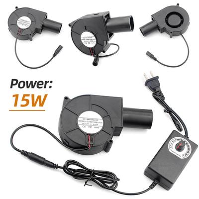 BBQ Fan Air Blower Variable Speed Adjustable Low Noise Multifunctional Cooking Barbecue 7530 Electric Fan for Outdoor Camping