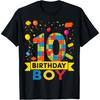 10-åring Byggklossar 10-årsdag Pojke T-shirt