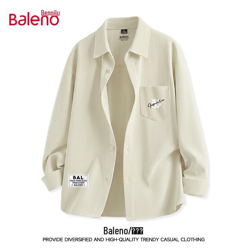 Baleno Men's Corduroy Long Sleeve Shirt