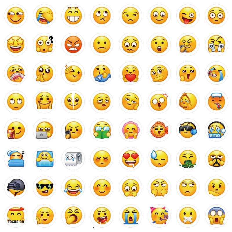 QQ Ausdruck Emojis Sticker: Süßes & Lustiges Cartoon-Paket (Neue Version)