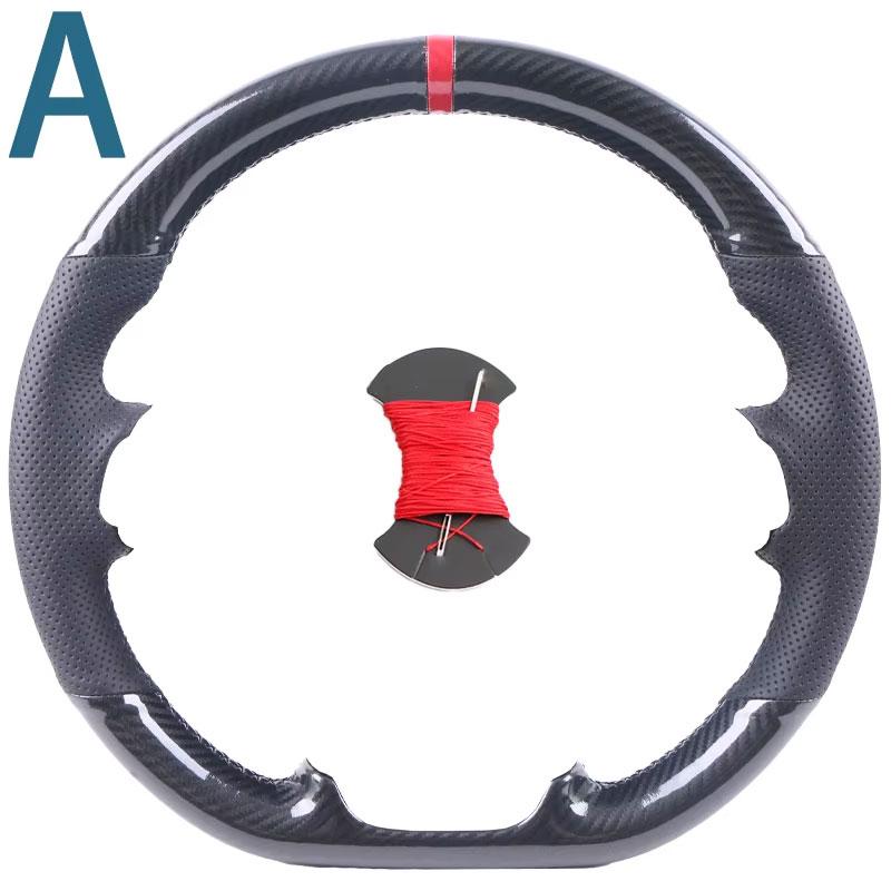 ize Carbon Fiber Leather Car Steering Wheel Cover For Mazda CX-3 CX3 CX-5 CX5 2017 2018 Mazda 6 CX-9 Suede Car Accessories