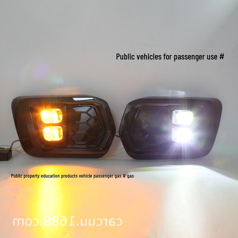 Дневные ходовые огни Ford Ranger 2019-2022, Двойные глаза, Двухцветные