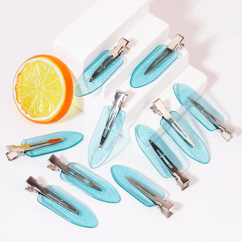 10-50pcs seamless fashion girl transparent hair clips makeup facial accessory clips styling hair clips Special for real hair wig