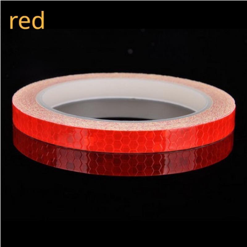 1cm*8m Samolepky na kolo Reflexní páska Fluorescenční MTB kolo Cyklistické proužky Pásky pro cyklistickou helmu Motocykl Skútr