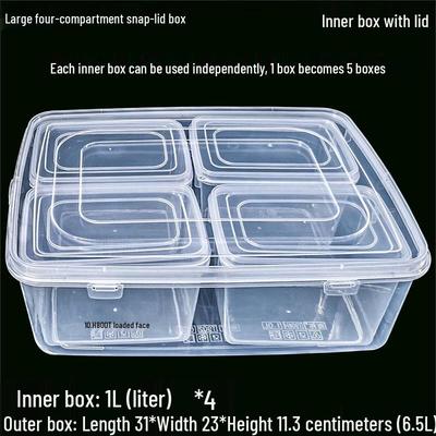 LISM Divided Food Storage Container