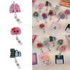 High Resilience Organs Badge Clip Stretchable Name Card Holder  Employee Welfare