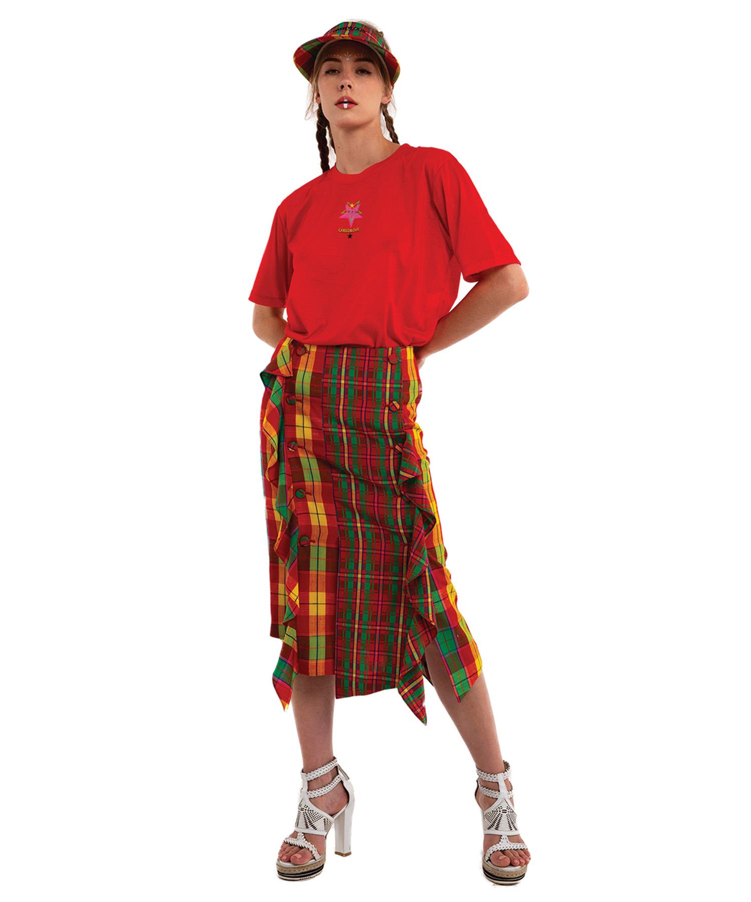 Greedius Red One-Star T-Shirt Red/L(40)