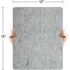 1 Stück Bügelmatte aus Wollfilz, chemische Reinigung Feuchtigkeitsaufnahme und Hochtemperatur-Bügeln Kleidung graue Wollfilzmatte