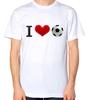 I Love Football T-Shirt Men Ladies Unisex Top