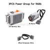 Legoeds-compatible MOC Technical Power Functions M Motor 8883 Modified Remote Control Power Group Train Lithium Battery Box 9686