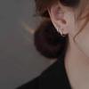 Pendientes de Aro Plateados de 8 mm 10 mm 12 mm para Mujer Moda Tendencia Regalo