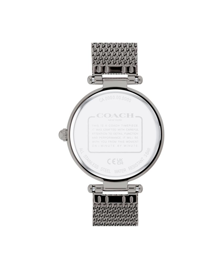 Coach Park Dark Gray Mesh 14504099 Women's Watch, Dial, Strap, (Official Import)