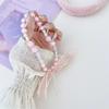 Handmade Beaded Phone Strap Sweet Fresh Style Acrylic 25cm Phone Case Lanyard for Girls