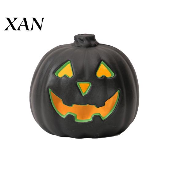 Reusable Pumpkin Lantern LED Battery-Powered Warm Light Halloween Safe Energy-saving Indoor Outdoor Decor Long-lasting