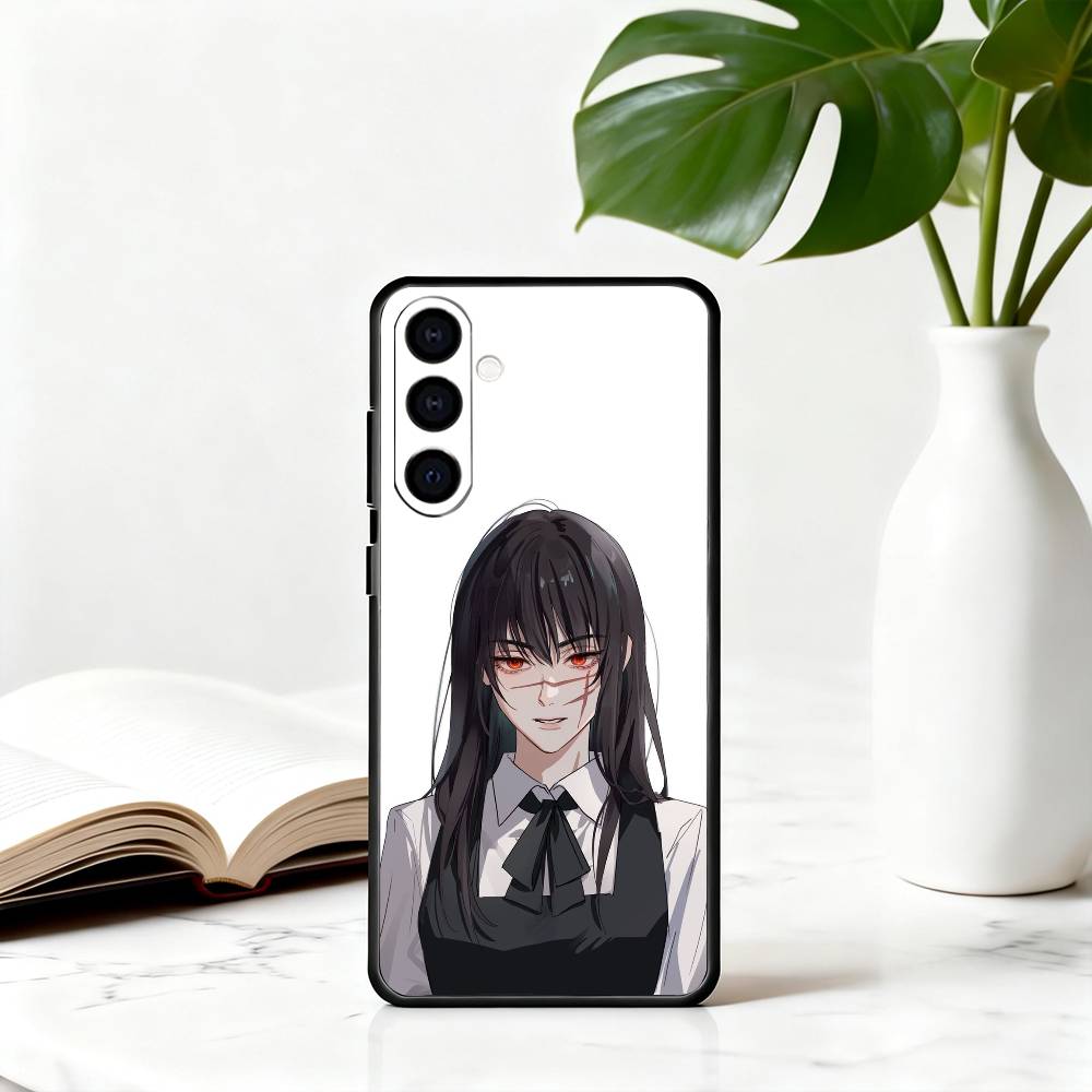 

C-Ланцюгова пила M-Мітака A-Аса Людина Чохол для телефону Для Samsung Galaxy A73,A72,A71,A70,A53,A52,A51,М який силіконовий Чорний чохол Samsung a51 4g