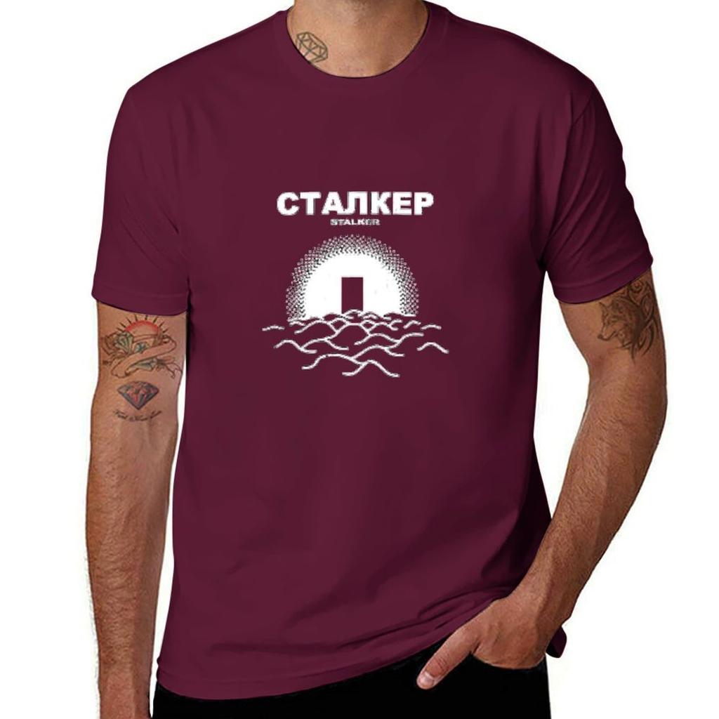 Stalker Tarkovsky Classic Essential T-Shirt Summer Clothes Quick-drying Fruit of the Loom Mens T Shirts
