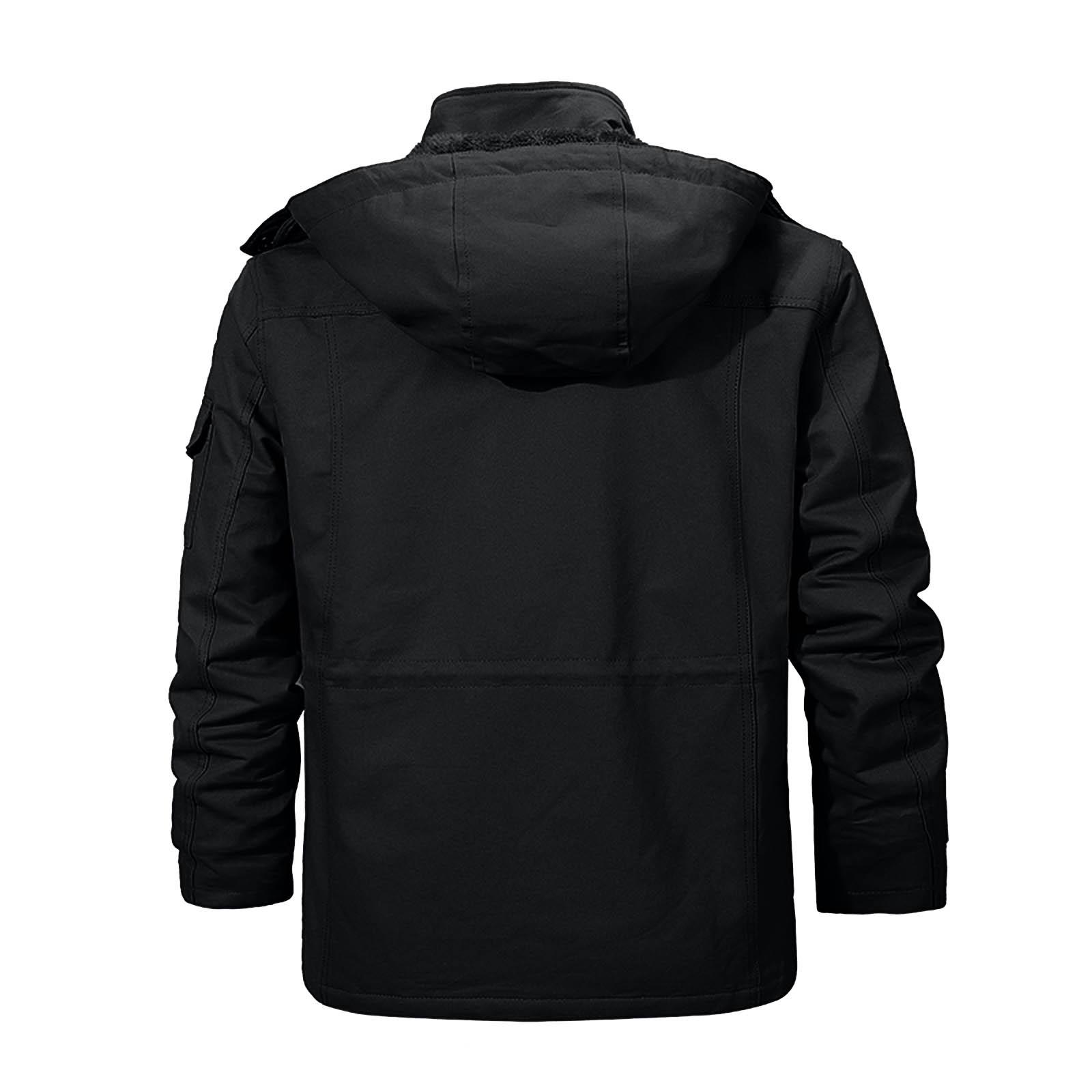 Новая мужская повседневная плюшевая утолщенная мужская куртка — фото 4