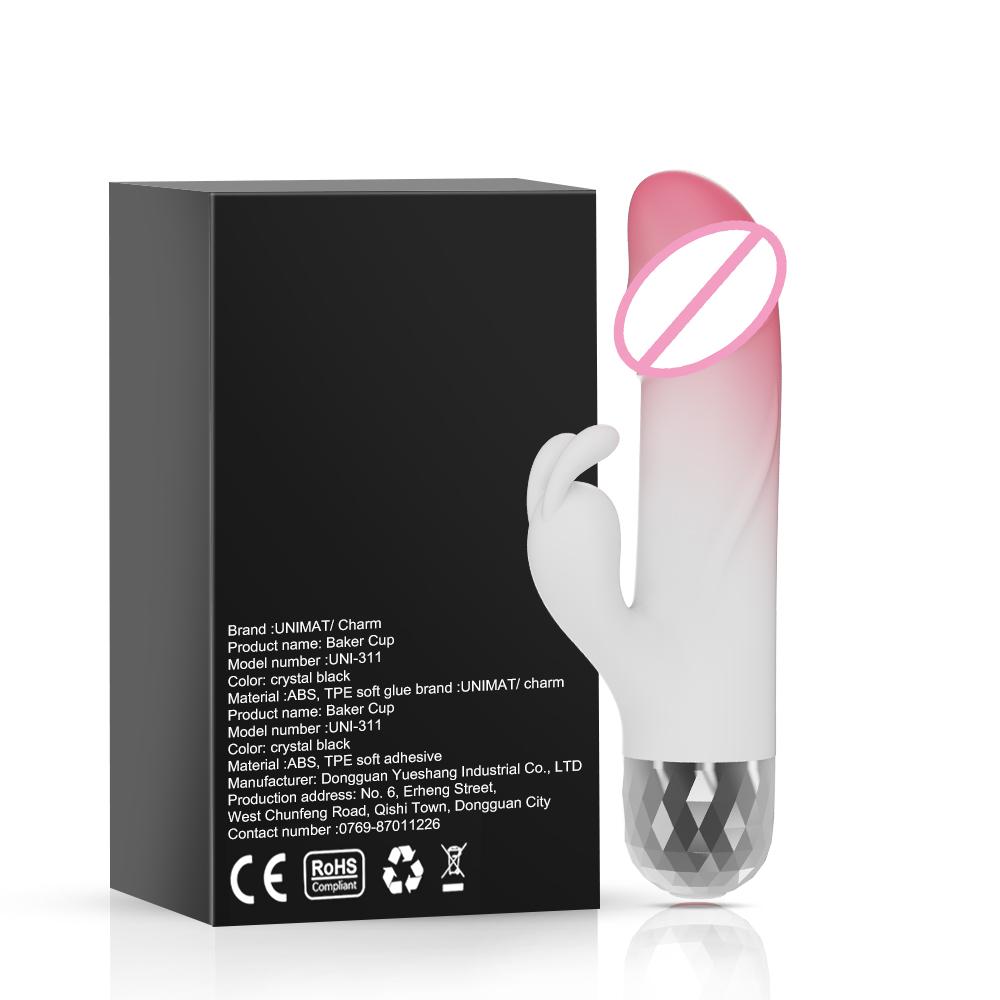 Powerful Rabbit Vibrator for Women Clitoris Stimulator Silicone G Spot Mini Bullet Vibrator Female Dildo Sex Toys for Adults 18+