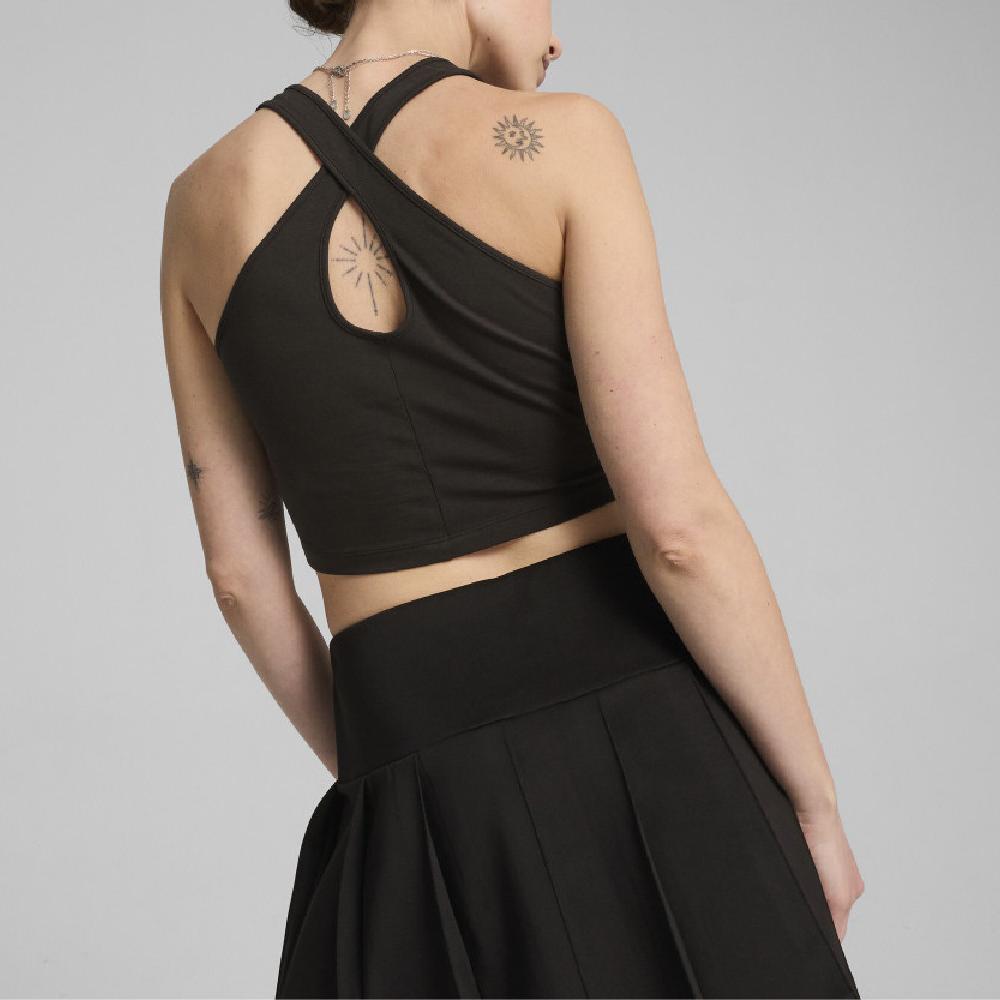 Puma Classics Logo Fashion Cross Strap Breathable Sports Vest Women Vests 626536-01