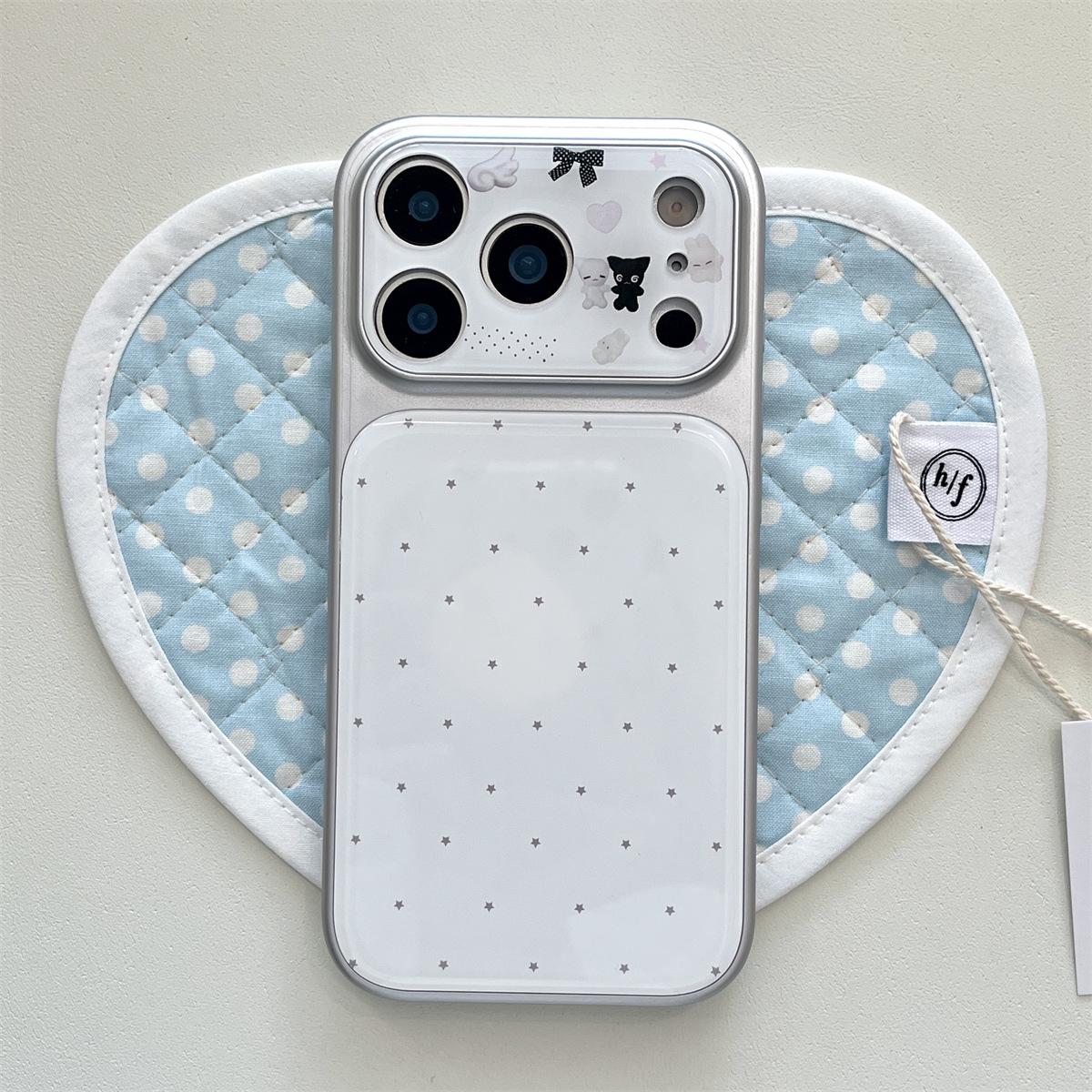 

Large Epoxy Star Apple Anti-drop Cover for iPhone 15/14 & 17/16 PROMAX iPhone 17 Pro Max