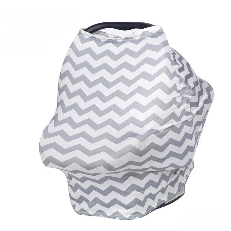 Wavy Milk Silk Dual-purpose Feeding Towel Nursing Towel Nursing Towel