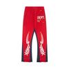 Cross-border Foreign Trade G D Splashing Ink Graffiti Casual Loose Trousers Splicing Couple Leggings Sweatpants Tide Men and Women the Same Style