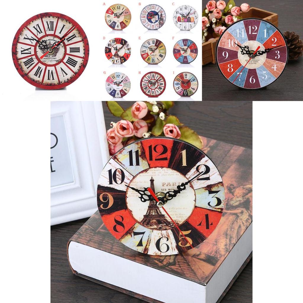 Classic Retro Round Wooden Wall Clock Ideal For Home Office Bar Decor And Gifting