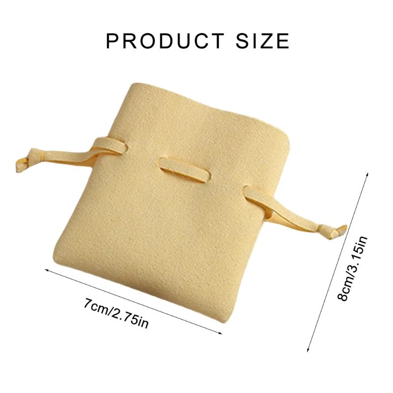 Fashion Jewelry Box with Vibrant Leather Pouch Perfect for Wedding and Holiday Present Presentation Leather Jewelry Bag