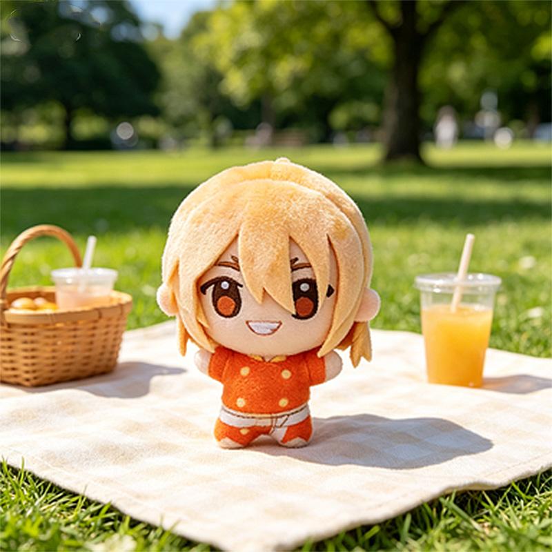 10cm Nanami Sai Pluche Poppen Hanger Anime Steen Cosplay Ishigami Senku Pluche Speelgoed Katoen Ryusui Nanami Knuffel Poppen Vakantie Cadeau
