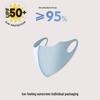 Ice Silk UV Protection Women's Summer Full Face Mask – Thin, Breathable, Seamless Shield for Eyes and Face