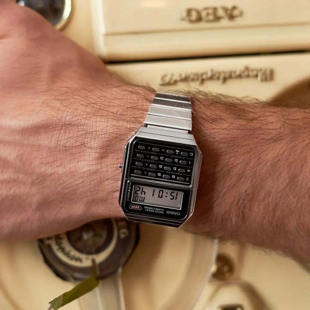 MEN'S WATCH CASIO VINTAGE CA-500WE-1A (zd148f) + BOX