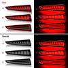 For Lexus RX350 RX350L RX450hL RX450h 2016 2017 2018 2019 Rear Bumper Reflector Lights with Dynamic Turn Signal Brake Lamps 12V