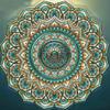 Full Round Drill Diamond Painting &quot;Religious Mandala&quot; DIY Picture of Rhinestone 5D Diamond Embroidery Cross Stitch Decor