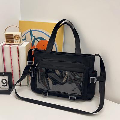 2025 New Large-capacity Leisure Bag, Multi-functional Tutoring Bag, Make-up Learning, Shoulder Portable and Lightweight Tote Bag