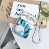 Case For Airpods Pro2 2 1 Pro3 4 3 Pro Clear Earphone Cases Cover Red Lily Flower Pattern