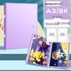 Kunst- und Skizzenkollektion für Kinder: 2 Fotoalben, Aufbewahrung für Zeichnungen, Klammern für Papier/Poster, 3 Malbücher