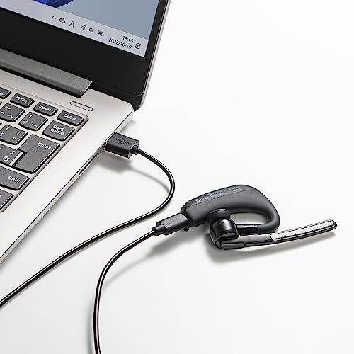 Sanwa Supply Bluetooth Headset (Dual Microphone with Noise Cancellation) MM-BTMH68BK