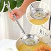 Fat Skimmer Spoon, Stainless Steel Fine Mesh Skimmer, Strainer Spoon For Removing Grease Fat And Foam, Kitchen Tools
