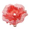 Hollow Design Artificial Flower 50cm Big Simulation Flower Silk Mesh Flower  Wedding Decoration