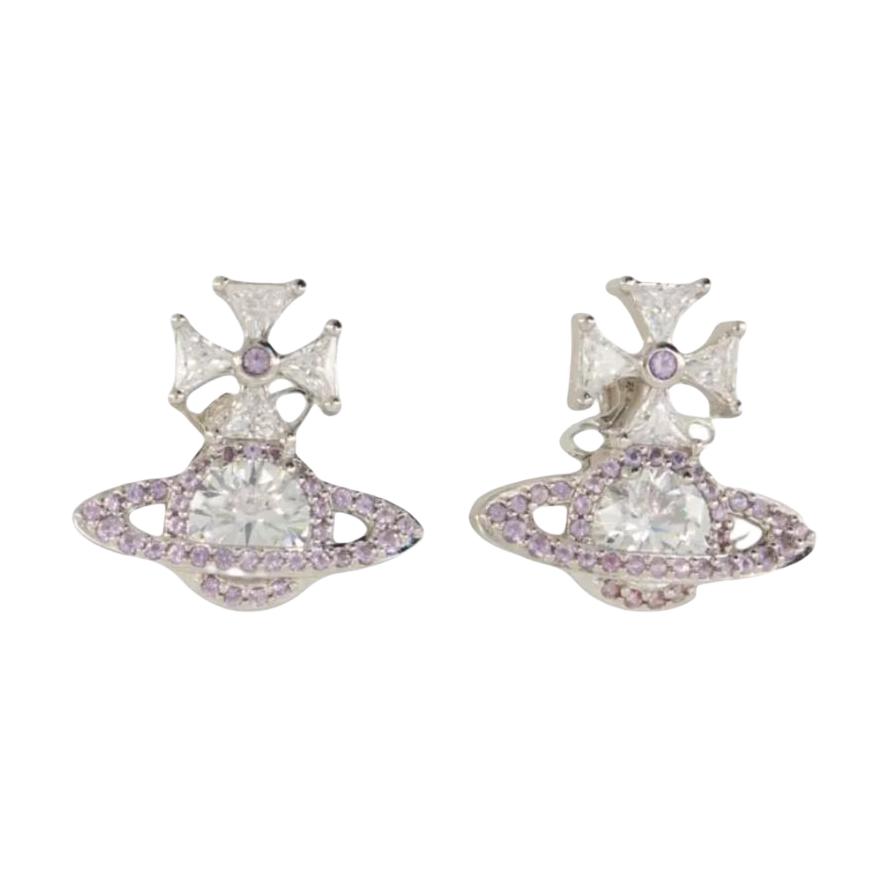 Vivienne Westwood Design - Earrings Women Earrings Silver 6201037T02P243P243 Basic Packaging-Dust Bag+Box