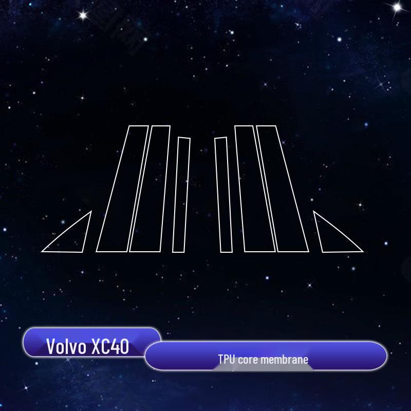 Ochranná fólie na střední sloupek okna Volvo S90/XC60/XC90/S60/V60/XC40